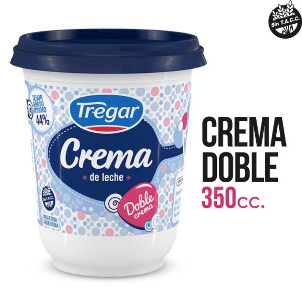 CREMA DE LECHE DOBLE TREGAR X 350GR Super MaMi