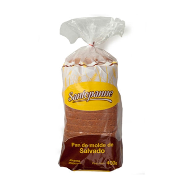 PAN LACTAL SANTOPANE SALVADO X 400 GR. Super MaMi