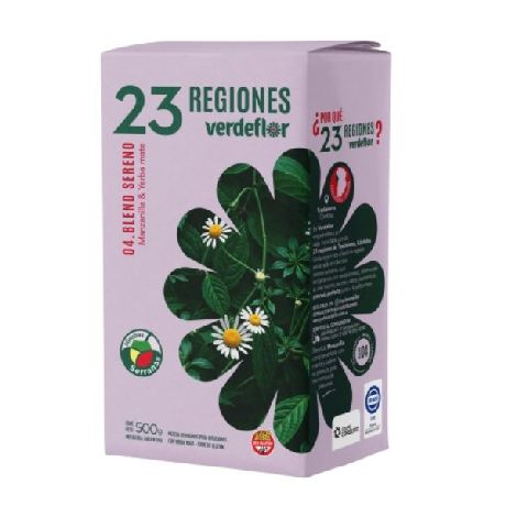 YERBA 23 REGIONES BLEND 04 SERENO X 500 GR.