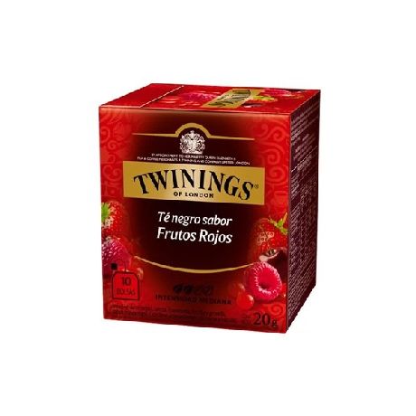 TE TWININGS FRUTOS ROJOS X 10 UN.