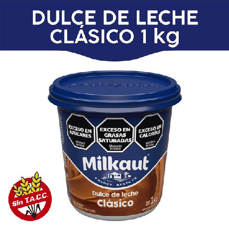 DULCE DE LECHE MILKAUT X 1 KG.