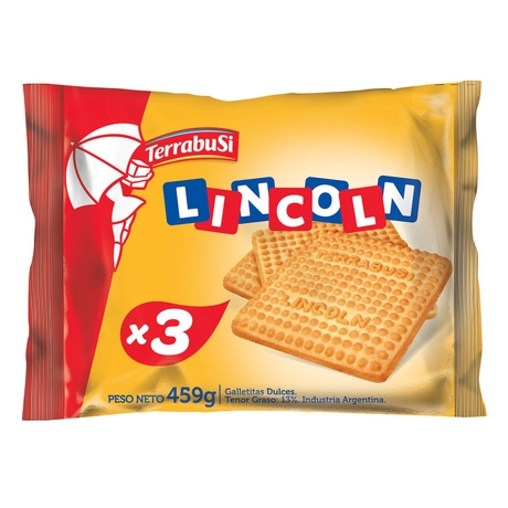 GALLETAS LINCOLN CLASICAS X 459 GR.