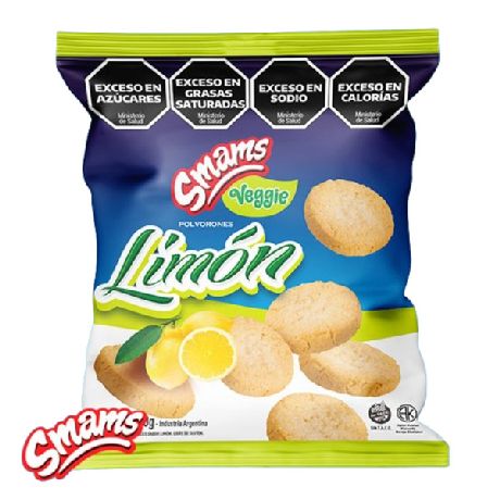 GALLETAS SMAMS POLVORONES LIMÓN VEGGIE SIN TACC X 120 GR.
