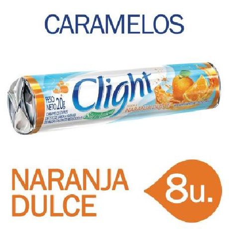 CARAMELOS CLIGHT NARANJA X 20 GR.