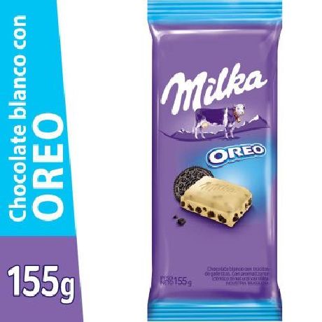 CHOCOLATE MILKA OREO BRANCO X 155 GR.