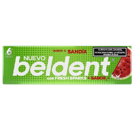 CHICLES BELDENT SANDIA X 10 GR.