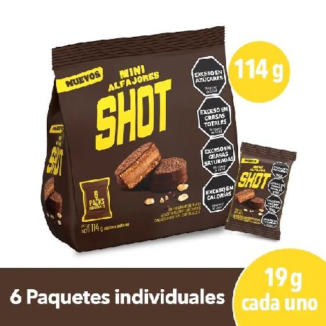 MINI ALFAJOR SHOT X 114 GR.