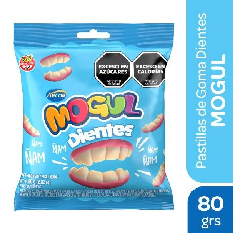 GOMITAS MOGUL DIENTES X 80 GR.