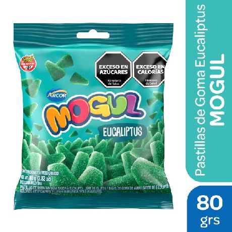GOMITAS MOGUL EUCALIPTUS X 80 GR.