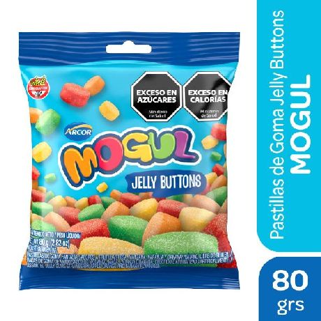 GOMITAS MOGUL JELLY BUTTON X 80 GR.