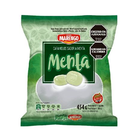CARAMELOS MARENGO MENTA X 454 G