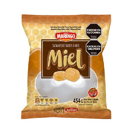 CARAMELOS MARENGO MIEL X 454 G