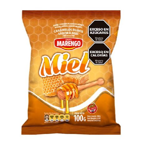 CARAMELOS MARENGO MIEL X 100 GR.