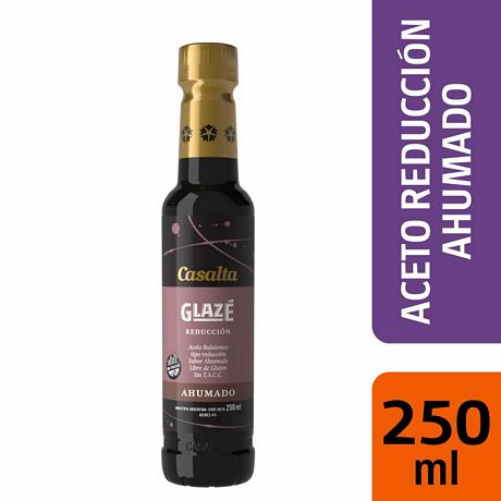 ACETO BALSAMICO CASALTA GLAZE AHUMADO X 250 ML.