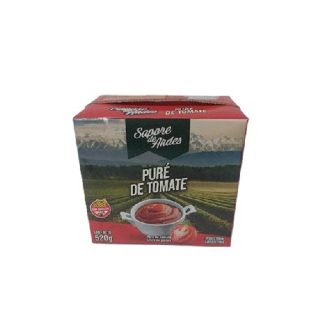 PURE DE TOMATE SAPORE DE ANDES X 520 GR.