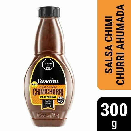 SALSA CHIMICHURRI AHUMADO CASALTA X 300 GR.