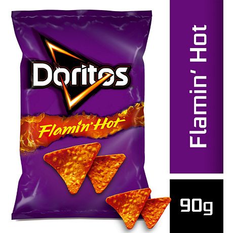 NACHOS DORITOS FLAMIN HOT X 82 GR.