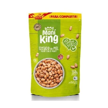 MANI KING TOSTADO SIN SAL X 350 GR.