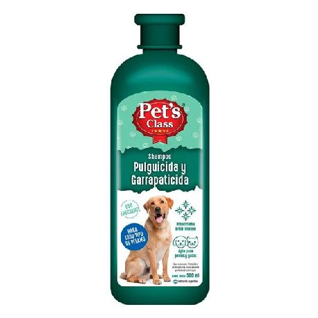 SHAMPOO PET`S CLASS PULGICIDA X 500 ML.