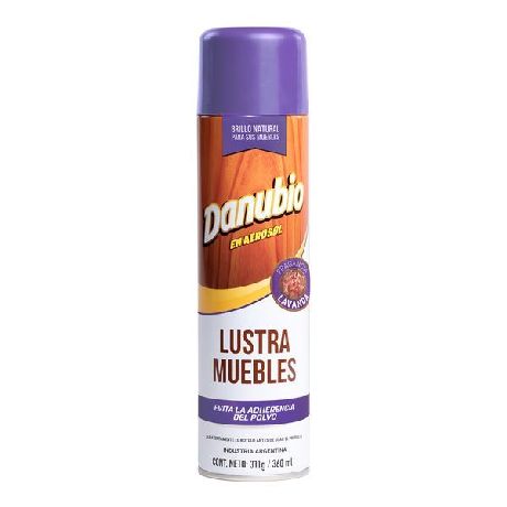 LUSTRA MUEBLES DANUBIO LAVANDA X 400ML.