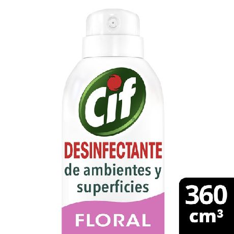 DESINFECTANTE DE AMBIENTE CIF FLORALL AEROSOL X 360ML.
