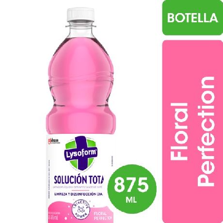 LIMPIADOR LYSOFORM PARA PISO SOLUCION TOTAL FLORAL X875ML