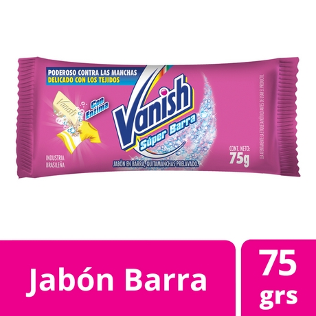 JABON EN PAN VANISH SUPERBARRA X 75 GR.