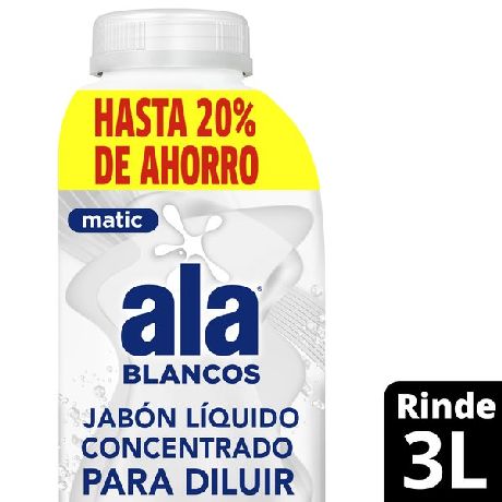 JABON LIQUIDO ALA MAS BLANCOS X 500ML.