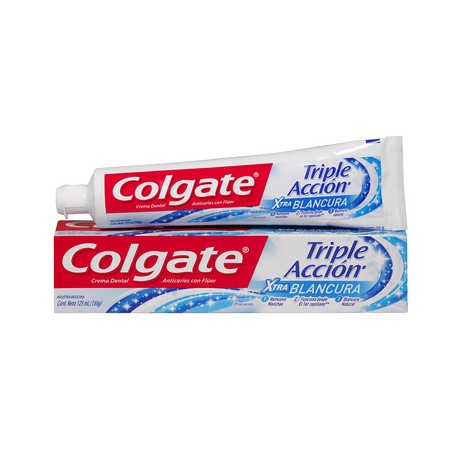 CREMA DENTAL COLGATE TRIPLE ACCION EXTRA BLANCURA X 125 GR.