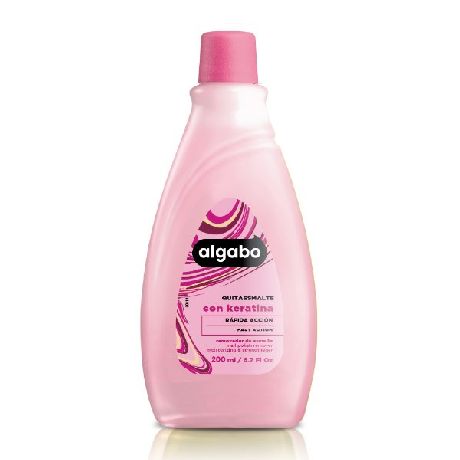 QUITA ESMALTE ALGABO CON KERATINA X 200ML.