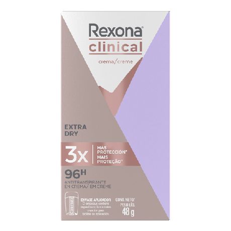 DESODORANTE REXONA CLINICAL SOFT SOLID EXTRA DRY X 48 GR.