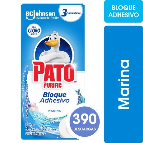 LIMPIADOR ADHESIVO PATO PARA INODOROS FRESCURA X 24 GR.