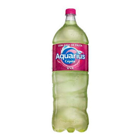 AGUA SABORIZADA AQUARIUS UVA BOTELLA X 500 CC.