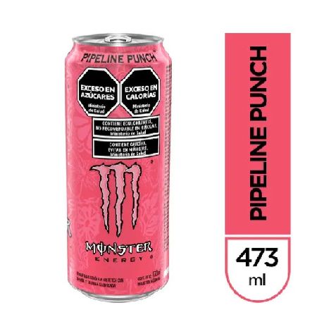 ENERGIZANTE ENERGY MONSTER PIPELINE PUNCH LATA X 473 CC.