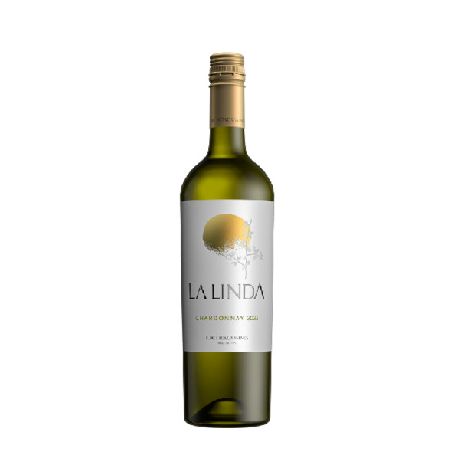 VINO LA LINDA CHARDONNAY BOTELLA X 750 CC.