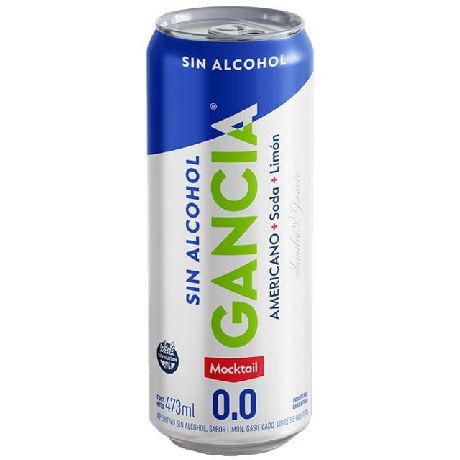 APERITIVO GANCIA CERO LATA X 473 CC.