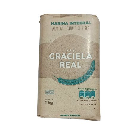 HARINA GRACIELA REAL INTEGRAL X 1 KG.