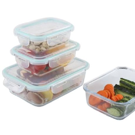 HERMETICO NOUVELLE CUISINE VIDRIO RECTANGULAR 640 ML. - ART. 1114210