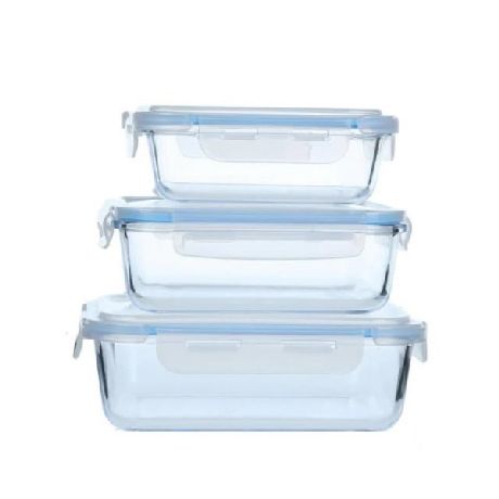 HERMETICO NOUVELLE CUISINE VIDRIO RECTANGULAR 640 ML. - ART. 1114210