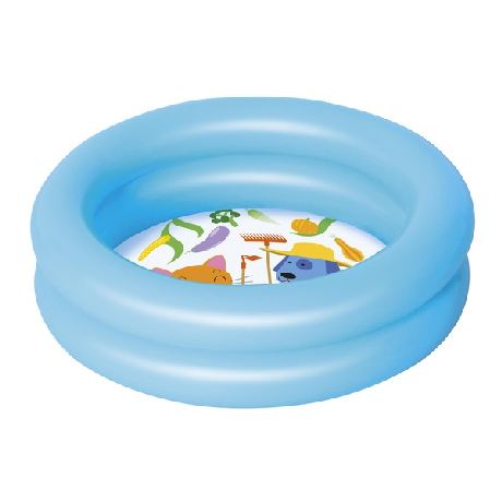 INFLABLE BESTWAY PILETA 2 AROS TRANSPARENTE 61 CM. X UN. - ART. 51061