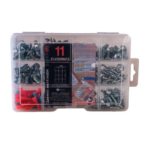 GAVETERO PLASTICO 11 DIVISIONES 210X133X40 01/2381