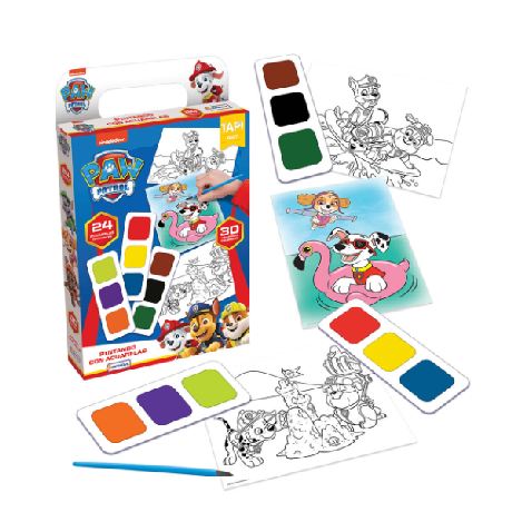 JUEGO PINTANDO CON ACUARELAS MAGICAS PAW PATROL X UN. - ART. SPC09919