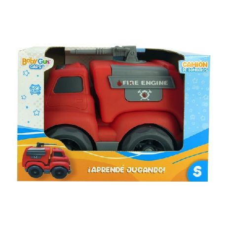 CAMION DE BOMBEROS BABYGUS 17 X 11,5 X 12 CM X UN ART.55762
