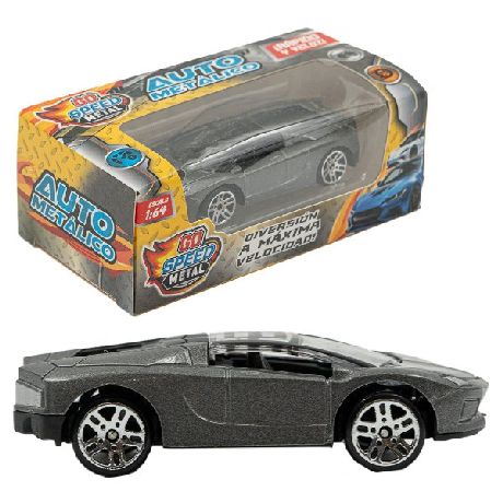 AUTO METALICO GO SPEED 8 X 4 X 4 CM. DISPLAY SURTIDOS X UN. ART. 55216