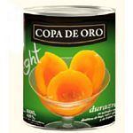 DURAZNOS COPA ORO EN MITADES LIGHT X 820 GR.