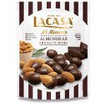 ALMENDRAS CON CHOCOLATE NEGRO LACASA DOYPACK X 125 GR.
