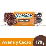 GALLETAS CEREALITAS AVENA CACAO X 170 GR.