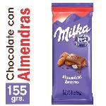 CHOCOLATE MILKA ALMENDRAS X 155 GR.