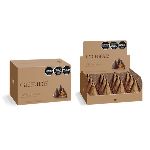 CONITOS CACHAFAZ NEGRO RELLENO DULCE DE LECHE X 6 UN.