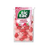 PASTILLAS TIC TAC FRUTILLAS CREMA X 16 GR.